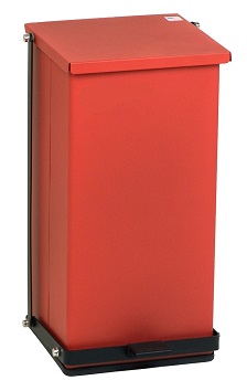 Step-On Medical Waste Can Receptacle – Red