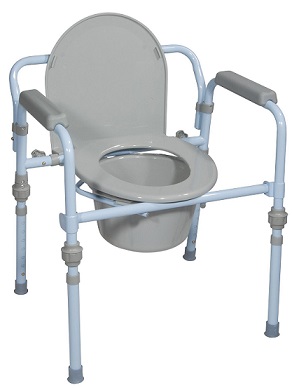 folding commode