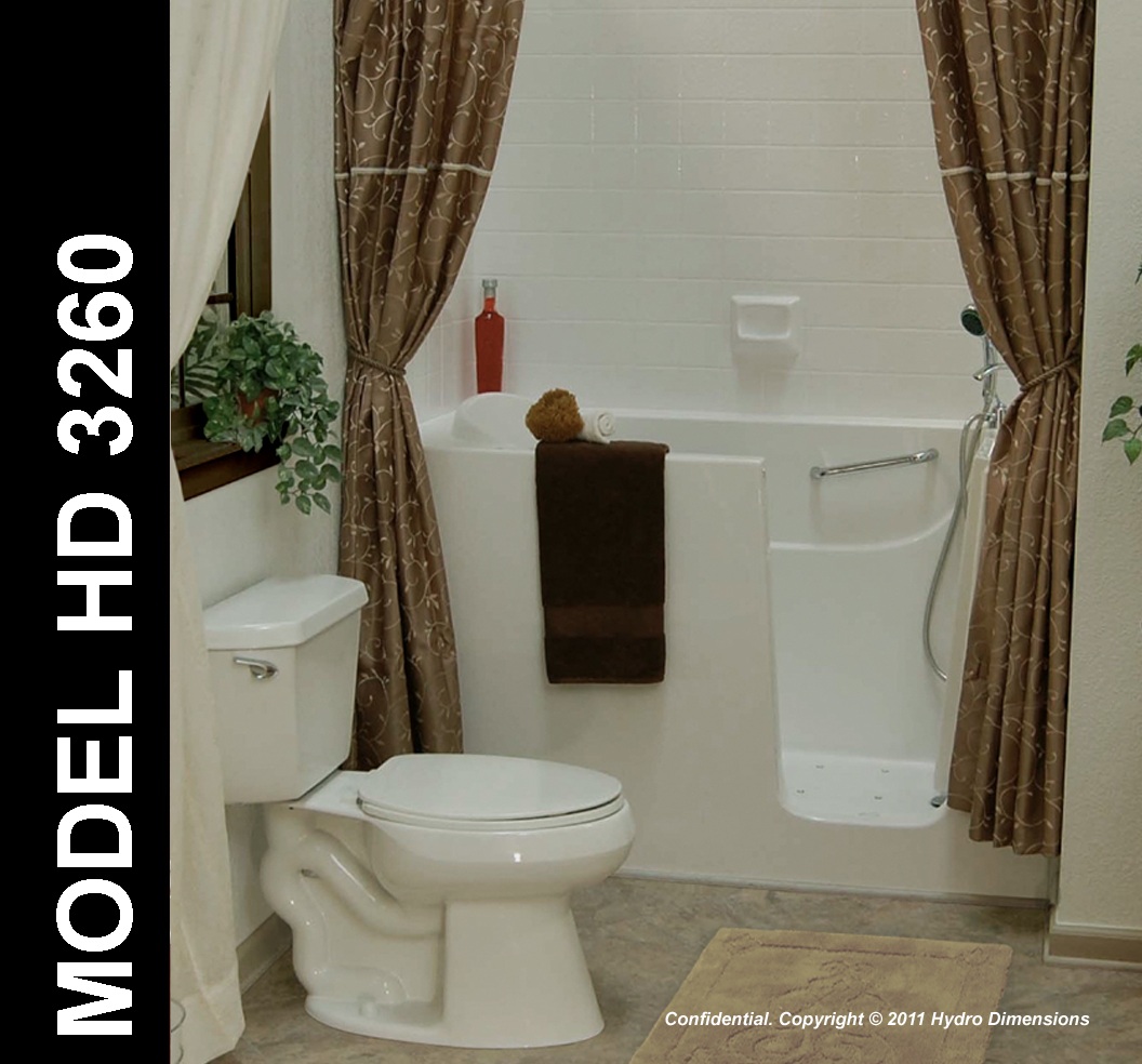 Hydro DImensions 3260 Walk-In Bathtub