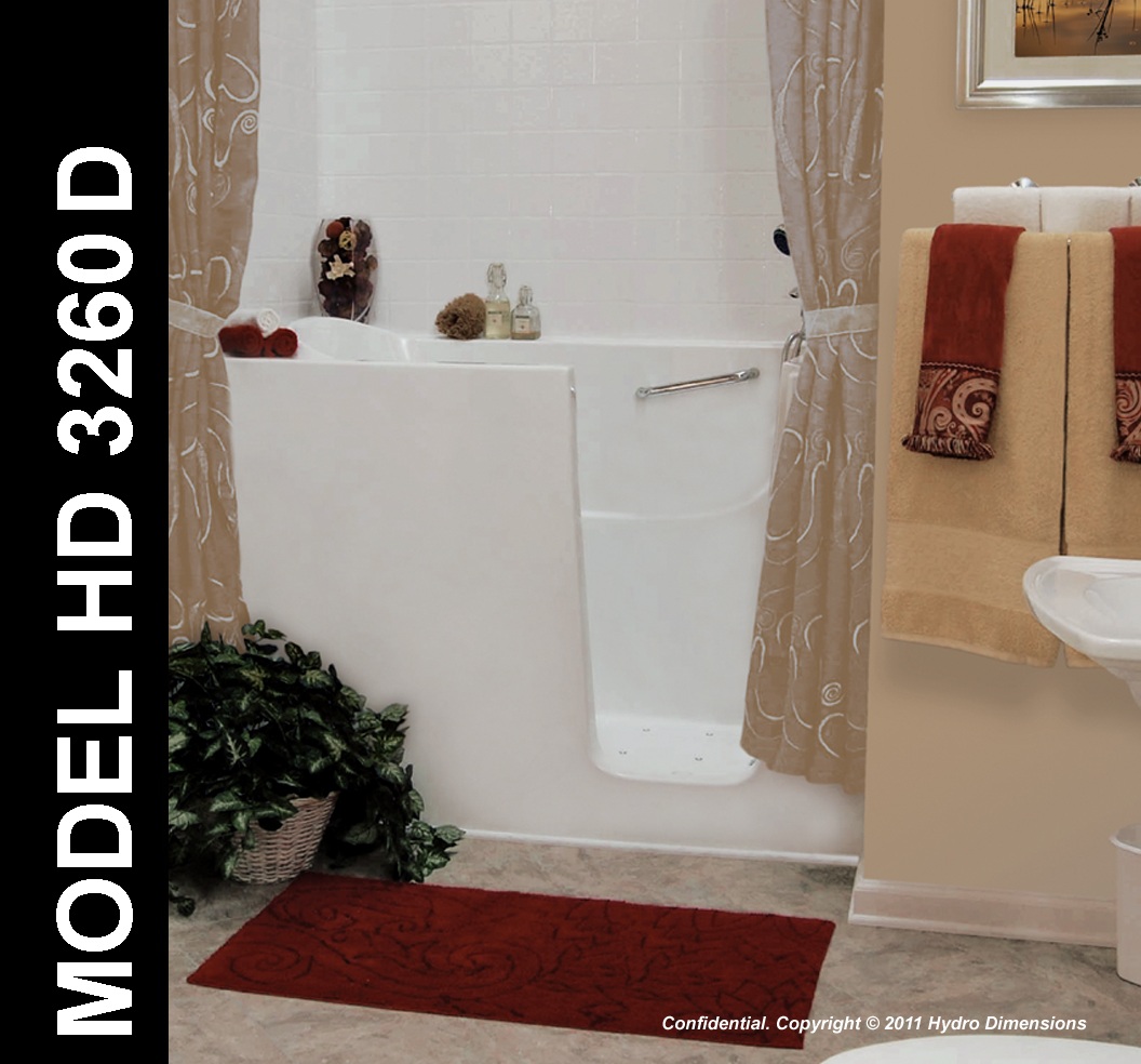 3260 Walk-In Bathtub Deep Series