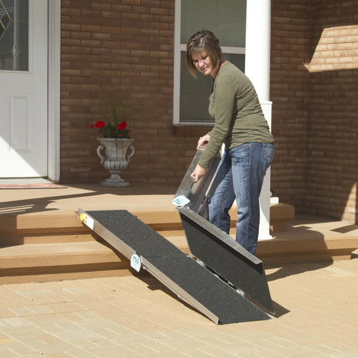 Multi-Fold Wheelchair Ramp Installation