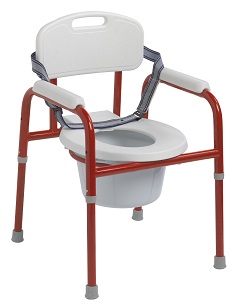 Pediatric Commode Red