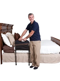 bed rail with legs